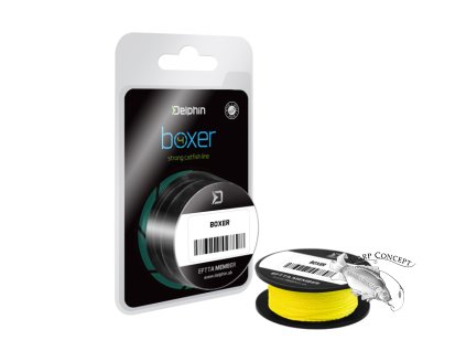 Delphin BOXER 4 / fluo žlutá (Velikost Delphin BOXER 4 / fluo žlutá 0,50mm 41,7kg   10m)