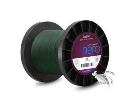 Delphin HERO 8 / zelená (Velikost Delphin HERO 8 / zelená 0,12mm 8,2kg  1000m)