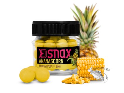 Nástraha D SNAX POP / Kukuřice-Ananas (Velikost Nástraha D SNAX POP 8mm/20g Kukuřice-Ananas)