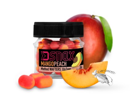 Nástraha D SNAX WAFT / Mango-Broskev (Velikost Nástraha D SNAX WAFT 10x7mm/20g Mango-Broskev)