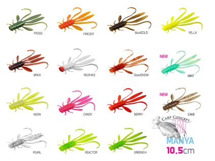 Nymfa Delphin MANYA UVs | 10,5cm (Velikost Nymfa Delphin MANYA UVs / 5ks 10.5cm/CANDY)