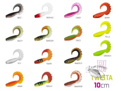 Umělá nástraha Delphin TWISTA UVs | 10cm (Velikost Umělá nástraha Delphin TWISTA UVs / 5ks 10cm/CANDY)