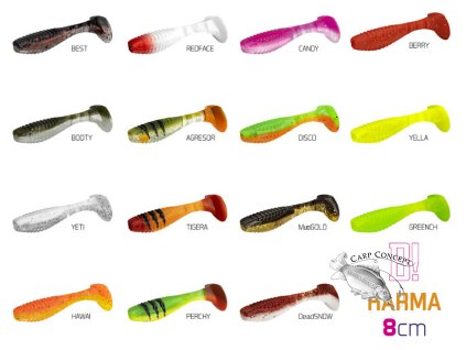 Umělá nástraha Delphin KARMA UVs | 8cm (Velikost Umělá nástraha Delphin KARMA UVs / 5ks 8cm/CANDY)