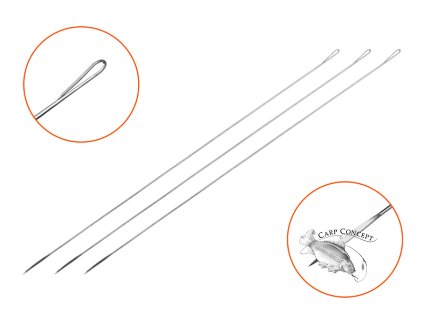 Prošívací jehla Delphin FISHY /3ks (Velikost Prošívací jehla Delphin FISHY /3ks 15cm)