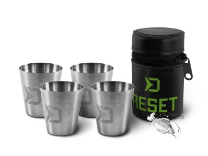 Set nerezových pohárků Delphin RESET 4v1