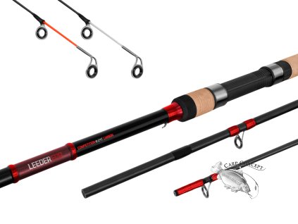 Delphin LEEDER Feeder + 2 špičky (Velikost Delphin LEEDER Feeder + 2 špičky 330cm/100g/3 díly)