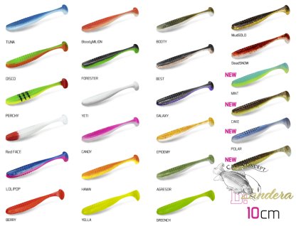 Umělá nástraha Delphin ZANDERA UVs | 10cm (Velikost Top mix nástrah ZANDERA UVs / 5ks 10cm/Yeti + Booty + Candy + Perchy + Forester)