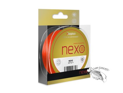 Delphin NEXO 8 / fluo oranžová (Velikost Delphin NEXO 8 / fluo oranžová 0,14mm 8,6kg 130m)