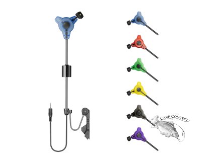 Signalizátor s ramínkem Delphin TRYO (Velikost Signalizátor s ramínkem Delphin TRYO červený)