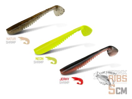 Umělá nástraha Delphin B! StinxRIBS | 5cm (Velikost Umělá nástraha Delphin B! StinxRIBS Shrimp / 20ks 5cm / JERKY)