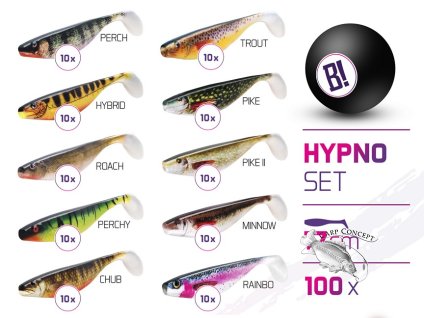 Sada nástrah BOMB Hypno 17cm / 100ks