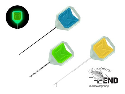 Fluo set jehel a vrtáku Delphin T-END Grip 3XF