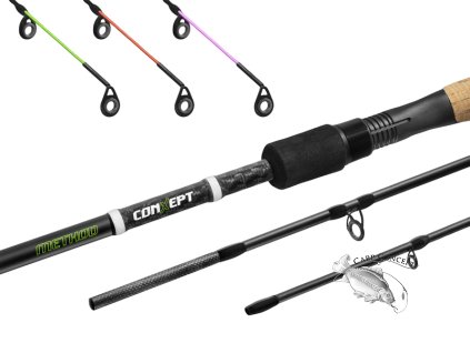 Delphin Method CONXEPT + 3 špičky (Velikost Delphin Method CONXEPT + 3 špičky 330cm/60g)
