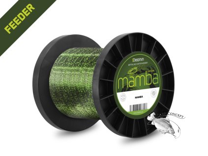 Delphin MAMBA Feeder / kamufláž (Velikost Delphin MAMBA Feeder / kamufláž 0,16mm 2,5kg 6000m)