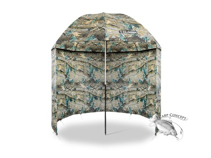 Deštník s bočnicí Delphin CLASSA CAMO