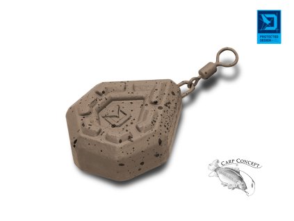 Olověná zátěž Delphin CyberBARBED Plná (Velikost Olověná zátěž Delphin CyberBARBED Plná 60g)