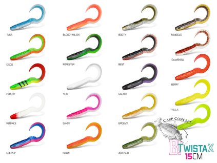 Umělá nástraha Delphin TwistaX Eeltail UVs | 15cm (Velikost Umělá nástraha Delphin TwistaX Eeltail UVs / 5ks 15cm/GREENCH)