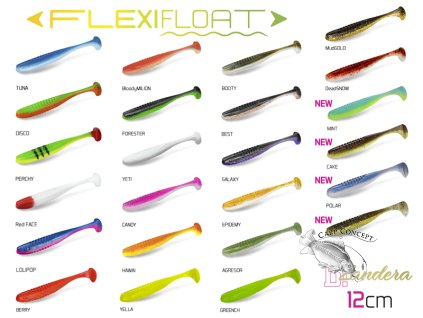 Umělá nástraha Delphin ZANDERA FlexiFLOAT UVs | 12cm (Velikost Umělá nástraha Delphin ZANDERA FlexiFLOAT UVs / 5ks 12cm/GREENCH)