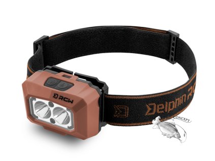 Čelová lampa Delphin RGW PRO UC