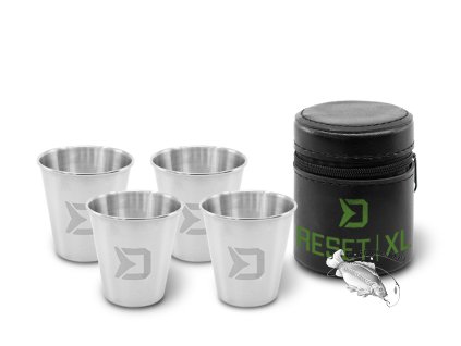 Set nerezových pohárků Delphin RESET XL 4v1