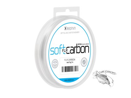 Delphin SOFT FLR CARBON - 100% fluorocarbon (Velikost Delphin SOFT FLR CARBON - 100% fluorocarbon 0,128mm 1,38kg 50m)