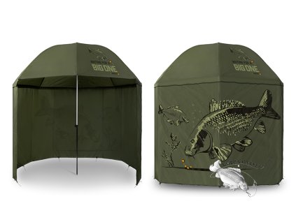Deštník s bočnicí Delphin BigONE CARP