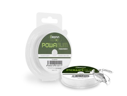 Delphin REAXE PowaGUM Absorber Číra (Velikost Delphin REAXE PowaGUM Absorber Číra 0.6mm/4kg/10m)