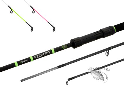 Delphin FEEDERA + 2 špičky (Velikost Delphin FEEDERA + 2 špičky 300cm/100g/3 díly)