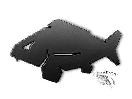 3D nálepka Delphin CARP černá