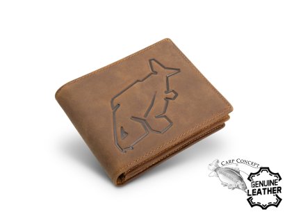 Kožená peňaženka Delphin CARP OutLINE