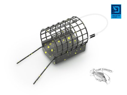 Krmítko s olověnou zátěží Delphin RiverSTIX (Velikost Krmítko s olověnou zátěží Delphin RiverSTIX 100g)