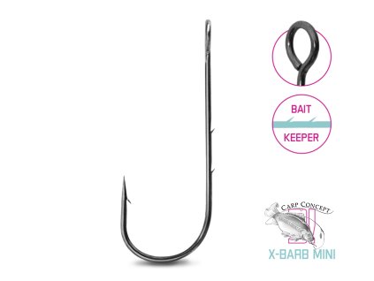 Háček na čeburašku Delphin B! X-BARB MINI / 8ks (Velikost Háček na čeburašku Delphin B! X-BARB MINI / 8ks 1)