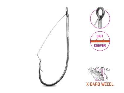 Háček na čeburašku B! X-BARB WEEDL / 8ks (Velikost Háček na čeburašku B! X-BARB WEEDL / 8ks 2)