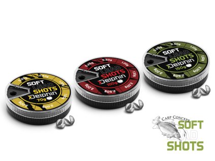 Vyvažovací olůvka Delphin SOFT (Velikost Vyvažovací olůvka Delphin SOFT (žlutá krabička) 70g / 0,1-1,25g)