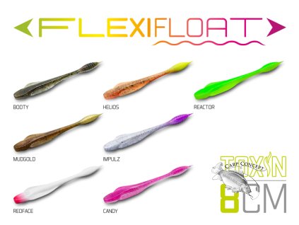 Umělá nástraha Delphin TOXIN UVs / 8ks | 8cm (Velikost Umělá nástraha Delphin TOXIN UVs / 8ks 8cm / BOOTY)