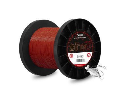 Vlasec Delphin BINGO Matt / Tm. červená (Velikost Vlasec Delphin BINGO Matt / Tm. červená 0,25mm 5,4kg 30000m)