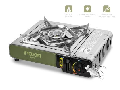 Plynový vařič Delphin INOXIA