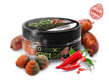 Nástraha D SNAX SHELL 10mm/30g (Velikost Nástraha D SNAX SHELL 10mm/30g Frankfurtská klobása-Chilli /wafters/rozpustné)