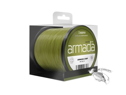 Delphin ARMADA Carp / zelená (Velikost Delphin ARMADA CARP zelená 0,25mm 4,4kg 300m)