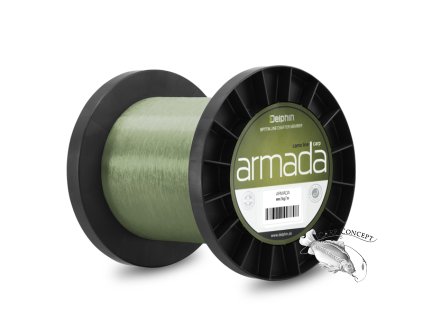 Delphin ARMADA CARP zelená (Velikost Delphin ARMADA CARP zelená 0,25mm 4,4kg 7850m)