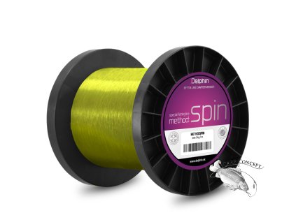 Delphin METHOD SPIN  žlutá (Velikost Delphin METHOD SPIN  žlutá 0,28mm 6,5kg 5000m)
