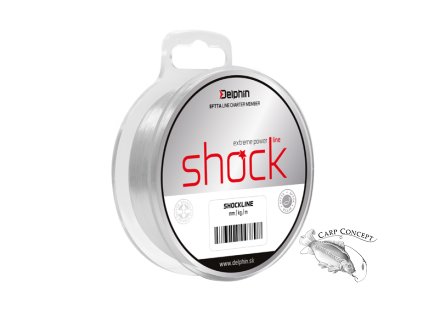 Delphin SHOCK Line šokový vlasec návazcový (Velikost Delphin SHOCK LINE 0,40mm 10,0kg 80m)