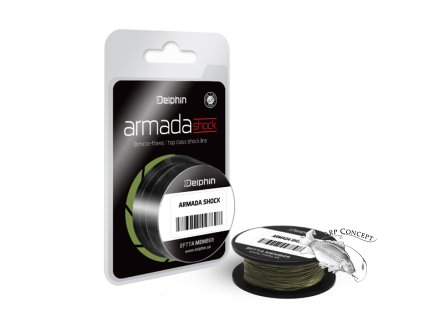Delphin ARMADA Shock (Velikost Delphin ARMADA SHOCK zelená 0,18mm 40lbs 20m)
