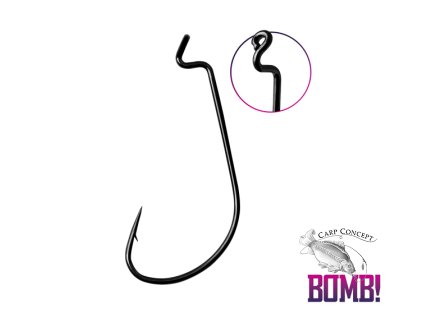Háček BOMB! D-SHOT OFFS WORM / 5ks (Velikost Háček BOMB! D-SHOT OFFS WORM / 5ks #2)