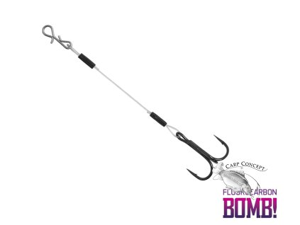 BOMB! Twisto RIGS Fluorocarbon / 3ks (Velikost BOMB! Twisto RIGS Fluorocarbon / 3ks #8/6cm)