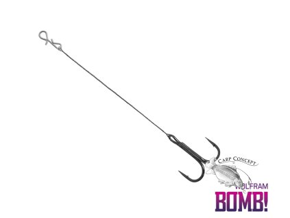 BOMB! Twisto RIGS Wolfram / 3ks (Velikost BOMB! Twisto RIGS Wolfram / 3ks #6/8cm)