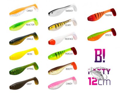 Umělá nástraha BOMB! Fatty / 5ks (Velikost Umělá nástraha BOMB! Fatty / 5ks 12cm/BOOTY)