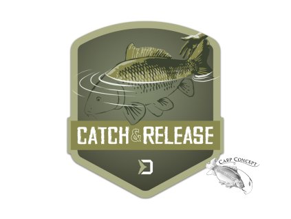 Nálepka Delphin CATCH and RELEASE