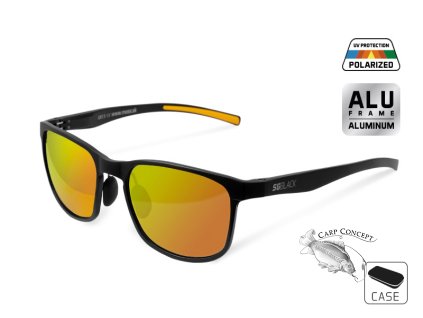 Polarizační brýle Delphin SG BLACK oranžová skla