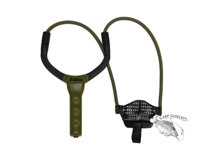 Náhradní guma s držákem pro prak Delphin (Velikost Náhradní guma s držákem pro prak Delphin )